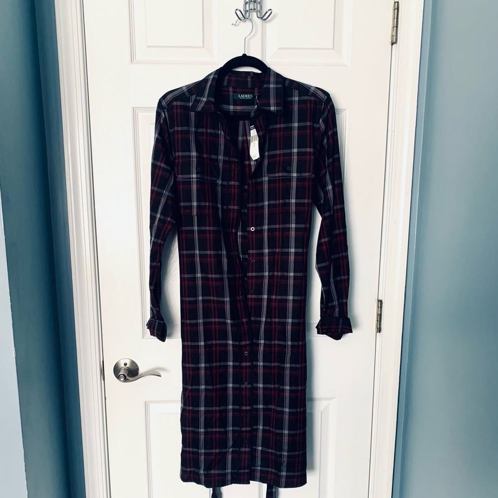Ralph Lauren Plaid Button up Dress